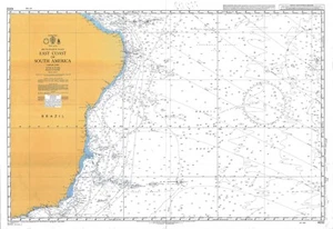 Admiralty 4202 South Atlantic Ocean East Coast Of South America Chart Map Marine - Picture 1 of 6