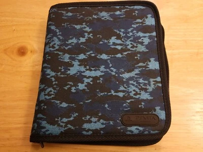 🎮Capa de transporte camuflada azul PS VITA PlayStation Vita RARA - Imagem 1 de 3