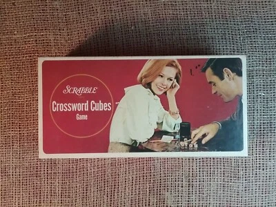 VINTAGE SCRABBLE CROSSWORD CUBES GAME 1968 COMPLETE - Image 1 of 4