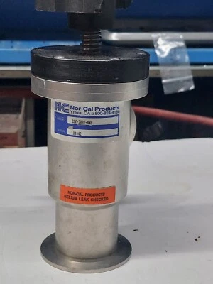 NOR-CAL Ultra Low Vacuum Valve Stainless ESV-2002-NWB Process 90 Degree MIA  - Image 1 of 4
