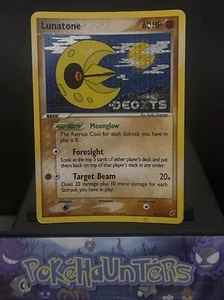 Pokemon Card Lunatone 36/107 EX Deoxys STAMPED Holo Played - Picture 1 of 4