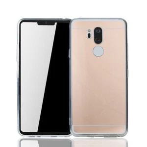 LG G7 Handy Hülle Spiegel Mirror Soft Case Schutz Cover Bumper Etuis Rose Gold - Zdjęcie 1 z 4