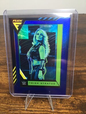 2022 Panini Chronicles WWE - Flux Blue 22/99 Trish Stratus #335 Prizm - Image 1 of 2