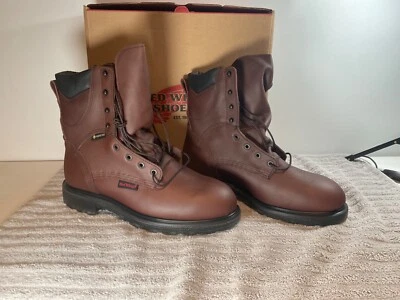 Red Wings 1412 SUPERSUELA 2.0 HOMBRE 8” AISLANTE, IMPERMEABLE SUAVE PUNTERA BOTA NUEVA EN CAJA Foto 1 de 4