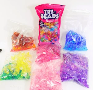Tri Beads / PLASTIC / 1000's MIXED COLOR / 1 BAG NEW UNOPENED / JEWELRY - Picture 1 of 5