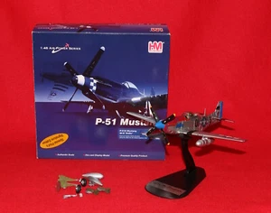 Desktop Model Hobby Master Die-Cast P-51D Mustang 1:48 "DoDo" Burdick Signature - Picture 1 of 9