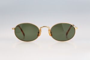 CP Company CP 58, Vintage 90s unique victorian small gold oval sunglasses men &