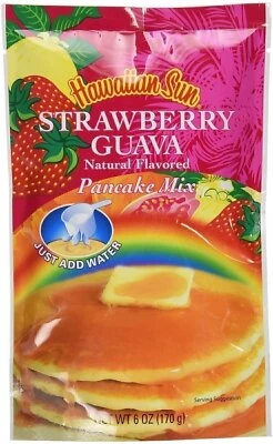 Mezcla de panqueques de guayaba hawaiian Sun Strawberry, 6 onzas Foto 1 de 2