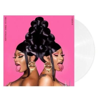 CARDI B & MEGAN THEE STALLION 'WAP' 12" CLEAR VINYL RECORD! LIMITED "SIGNED"! - Image 1 of 4