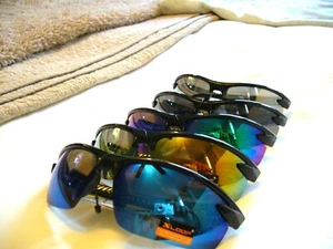 Gafas de sol ligeras espejadas con marco clásico de 1/2 para hombre X2589 - Imagen 1 de 15