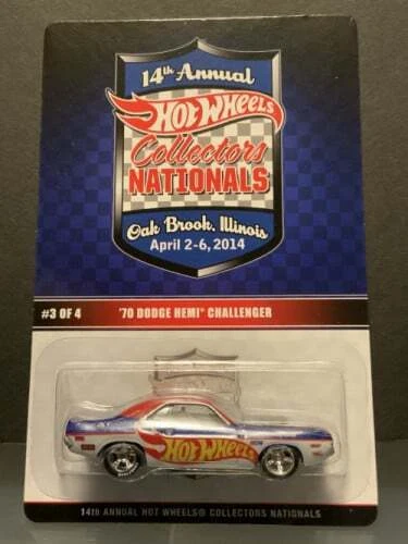 Dodge Hemi Challenger (14th Nationals) #1184/2000 Hot Wheels 2014-70 Foto 1 de 1