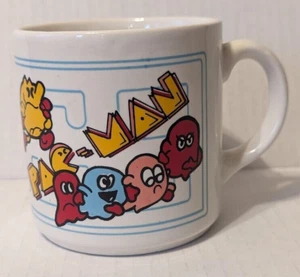 PAC-MAN Vintage Mug England Video Game Midway Arcade Coffee Cup Grindley - Picture 1 of 5