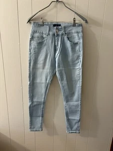 G & P Ger & Pa Damenjeans Größe 6 helle Denim-Waschung Knöchel gebraucht, in einwandfreiem Zustand Grunge JB#2 - Bild 1 von 9