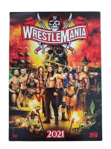 WWE WrestleMania 2021 DVD 3-Disc Set Brand New Sealed Reigns Edge Belair Banks - Picture 1 of 5