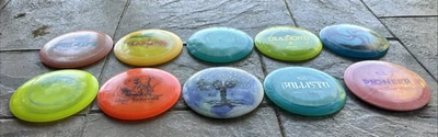 Lot of 10 Latitude 64 Disc Golf Discs: Various Colors, 156g - 177g Free Shipping - Image 1 of 4