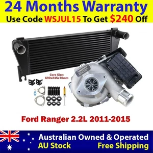 Upgrade Billet Turbo With 70mm Intercooler For Ford Ranger 2.2L 2011-2015 - Picture 1 of 12