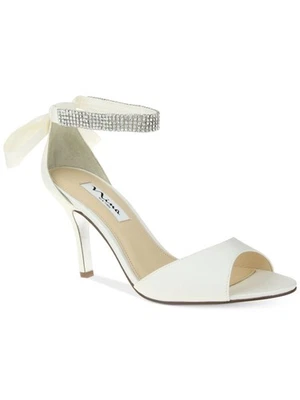 Sandalias NINA para mujer marfil detalle de lazo Vinnie punta redonda zapatos 9,5 M Foto 1 de 4