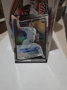 2022 Panini Elite Extra Edition - Signatures #87 Mason Barnett (AU, RC) #103/218 - Bild 1 von 3