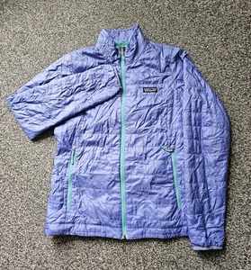 Patagonia Steppjacke Damen Medium lila wattiert leicht Primaloft - Bild 1 von 12