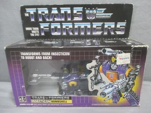 Transformers G1 BOMBSHELL Complete + Box 1984 Insecticon Vintage A - Picture 1 of 22