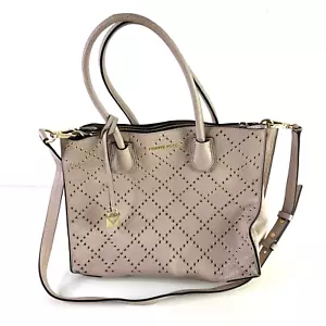 Michael Kors Light Pink Leather Purse/Handbag, Top Handles, Crossbody Top Zipper - Picture 1 of 11