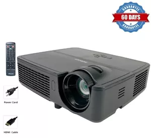 DLP Projector 3200 ANSI for PowerPoint Video Presentation 3D Ready HDMI w/Remote - Picture 1 of 9