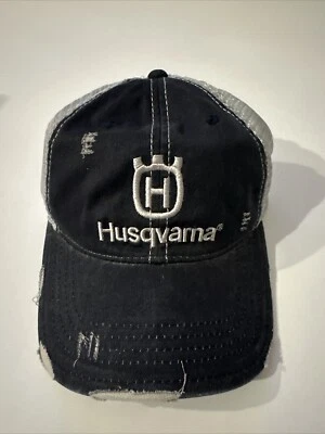 Gorra Husqvarna Trucker azul envejecido gris logotipo Snapback Foto 1 de 4