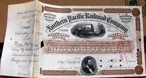 Northern Pacific Railroad Company 1880s brown - Picture 1 of 1