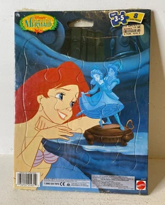 VTG 1997 Mattel Tray Puzzle Disney Little Mermaid 8 PC NEW! - Picture 1 of 1
