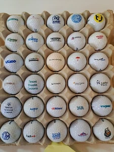 Lotto 30 Palline Golf Logo #052 Campi Marchi Pubblicità Da Collezione Vintage Siemens - Foto 1 di 5