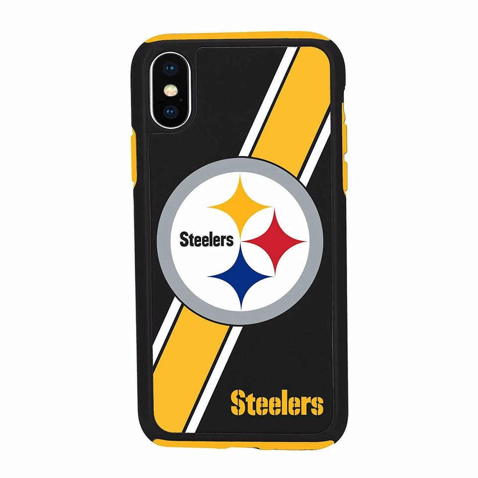 Funda híbrida doble FOCO NFL Pittsburgh Steelers para iPhone XS Max (6,5") Foto 1 de 1
