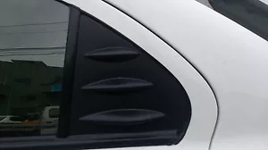 Window Deflector Side Cover Fins for MITSUBISHI Lancer Fortis 08-16 Pattern - Foto 1 di 7