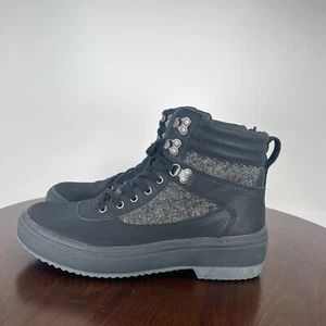 Merrell Holly 2 Women's Bootie 8 Black Gray Leather Lace Up Ankle Shoes J003892 - Picture 1 of 22