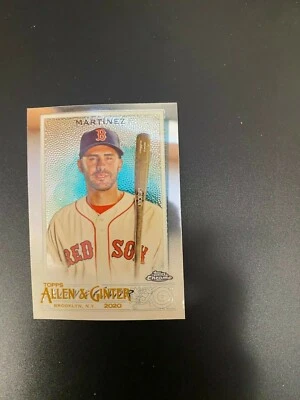 2020 TOPPS CHROME ALLEN & GINTER J. D. MARTINEZ  # 83 - Image 1 of 2