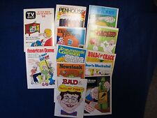 1973 Fleer Crazy Covers stickers lot   12 different    RARE
