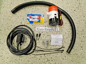 Kit de bomba de sentina Yamaha 650 701 Super Jet Wave Blaster wb1 500 gph superjet 1990UP - Imagen 1 de 2