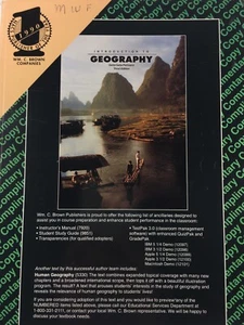 Introduction to Geography by Judith and Arthur Getis Vintage Textbook 1991 - Foto 1 di 8