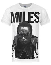 Miles Davis Portrait Men's T-Shirt White