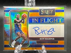 2021-22 Select In Flight Autograph Ron Harper Cavaliers TIE-DYE PRIZM SSP /25 - Picture 1 of 3