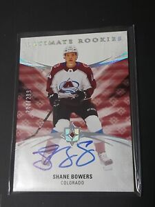 2020-21 Upper Deck Ultimate Collection Shane Bowers #148 287/299 RC