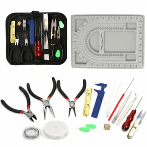Schmuckherstellung Set Bastelset Zangen Werkzeug Zubehör DIY Schmuck Basteln - Bild 1 von 11