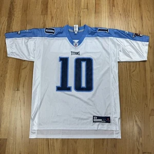 Vintage Reebok Authentic NFL Trikot Titans Jake Locker hellblau Gr. XL - Bild 1 von 12
