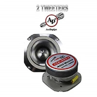2 Audiopipe ATR-4053 4" Titanium Super Car Bullet Tweeter ATR4053 400w per NEW! - Image 1 of 4