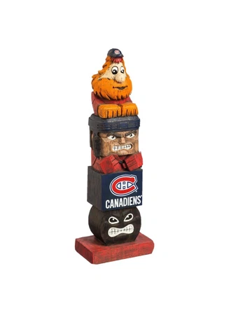 Montreal Canadiens NHL 15" Tiki Totem Pole Mascot Figure Officially Licensed NEW Cover