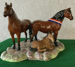 BESWICK HORSE PONY DARTMOOR FAMILIAR EN BASE EDICIÓN ESPECIAL DE SOLO 150 PERFECTO - Imagen 1 de 9