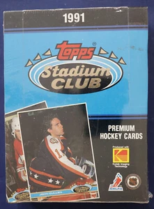 1991-92 Topps Stadium Club Hockey Factory Sealed Unopened Box - Picture 1 of 2