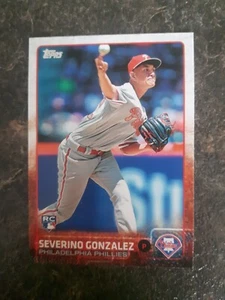 2015 Topps Updated Series Rookie Severino Gonzales RC Card# US166 - Picture 1 of 2