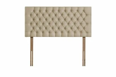 RICHMOND BEDS 26" Chesterfield Plush Velvet Upholstered Fabric Wall Mount or Bed Headboard
