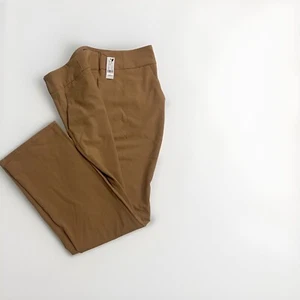 NY&C Women Khaki Straight Leg Dress Pants - Size 14 Average - Picture 1 of 12
