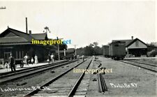 Pooleville, NY - Delaware, Lackawanna & Western Railroad Station & Depot in 1912